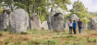 Bezoek de Carnac uitlijningen