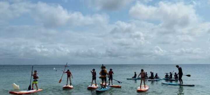 Club des Dauphins - Paddle yoga en zee activiteiten