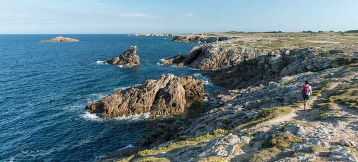 Ontdekking van de Côte Sauvage de Quiberon Ontdekking van de Côte Sauvage de Quiberon