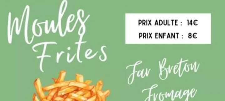 Repas Moules Frites - juillet