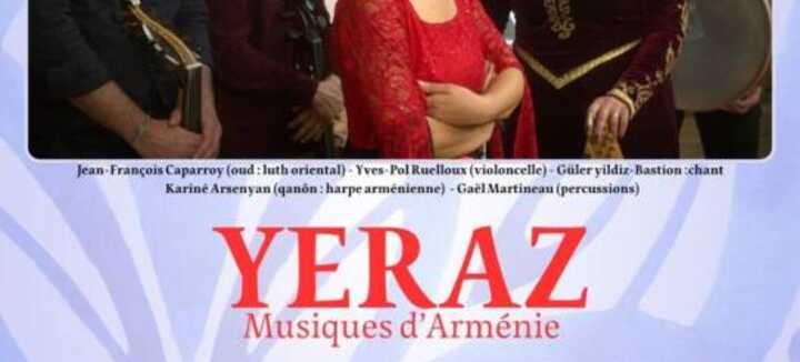 Concert : Yeraz, musiques d'Arménie