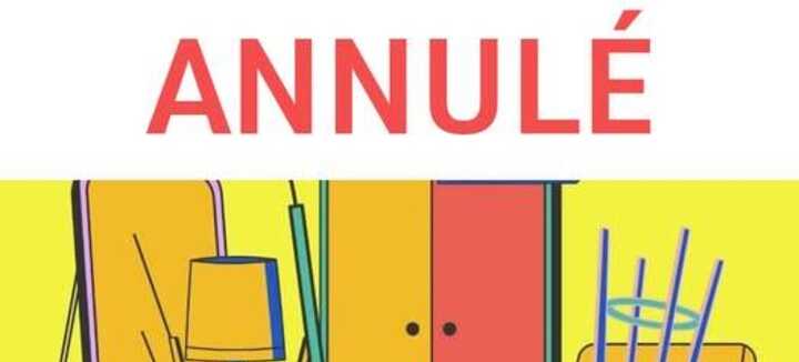 ANNULATION - Vide Grenier