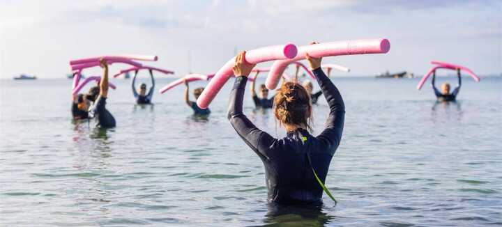 Aquagym en mer Aquagym en mer