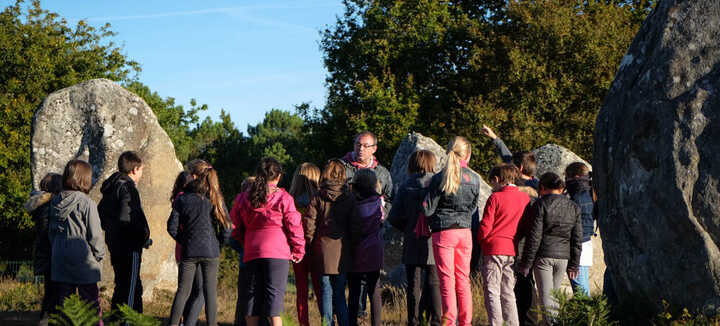 Visite famille au coeur des Alignements Visite famille au coeur des Alignements