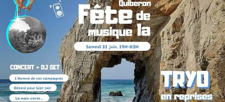 Fête de la musique - Concert + DJ set - Tchou Tchou Quiberon Fête de la musique - Concert + DJ set - Tchou Tchou Quiberon