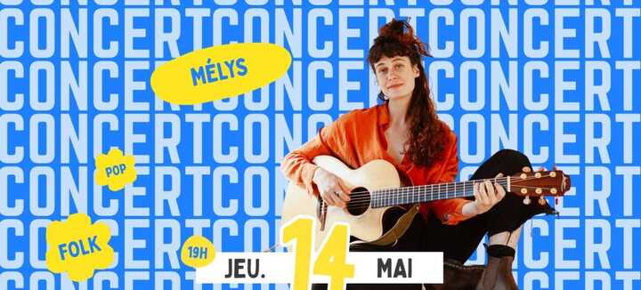 Concert par Mélys (folk-pop) - Tchou Tchou Quiberon