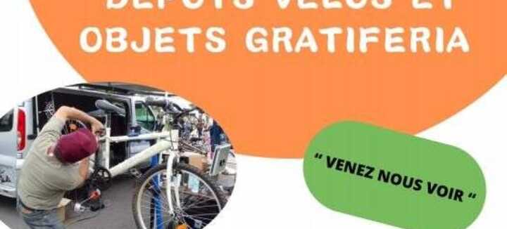 Bourse et atelier réparations vélos