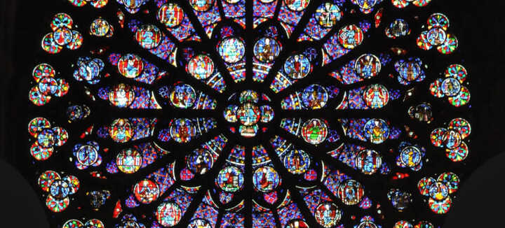Les vitraux de Notre Dame de Paris
