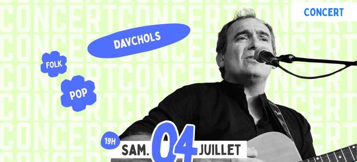 Concert par Davchols (pop, folk) - Tchou Tchou Quiberon
