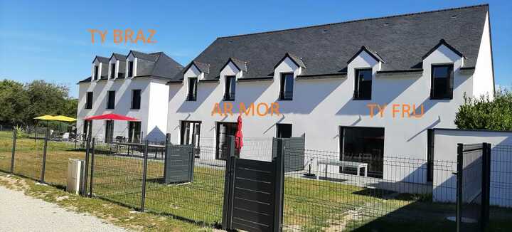 Gîte Ar Mor - Huis voor 13 personen op 300m van de baai Gîte Ar Mor - Huis voor 13 personen op 300m van de baai