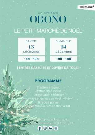 Le petit marché de Noël de la maison Obono