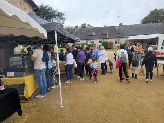 Marché festif à la ferme