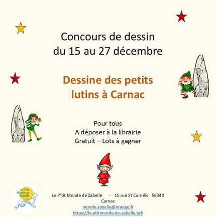 concours dessin carnac noel