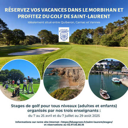Stages été 2025 Golf de Saint-Laurent