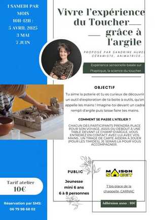 Expérience du toucher via l’argile