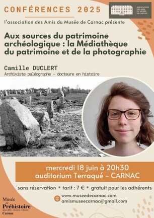 Conférence "Aux sources du patrimoine archéologique"