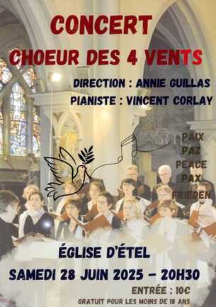 Concert choeur des 4 vents 