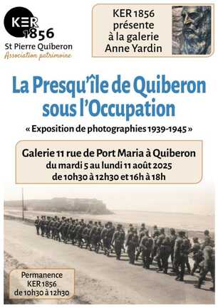 Affiche de l'expo à Quiberon