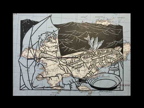 Exposition : Gravures sur map de Jean-Manuel Benoist