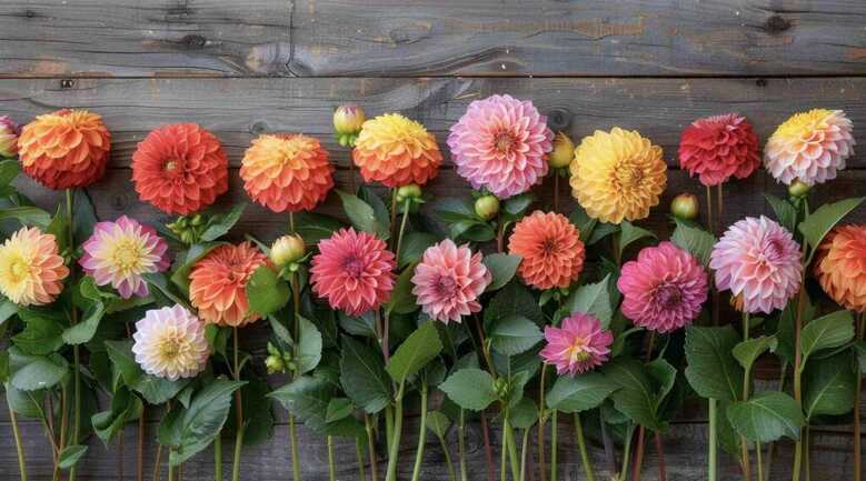 Atelier dahlias en folie !
