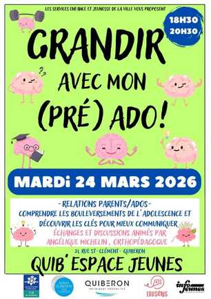 Affiche grandir avec mon ado