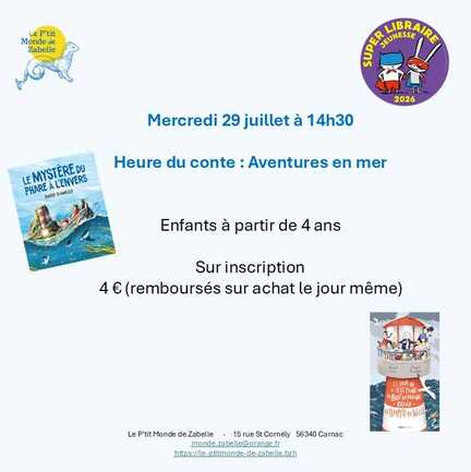 heure conte 29 juillet