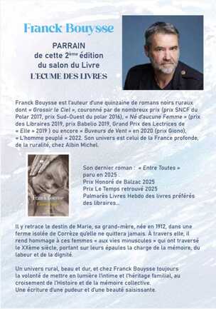 Franck Bouysse  parrain