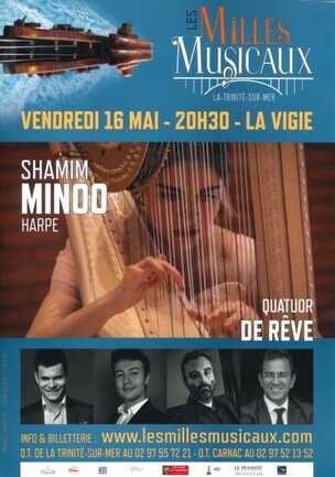 16 mai - concert Harpe - Milles Musicaux - Vigie - TRINITE SUR MER