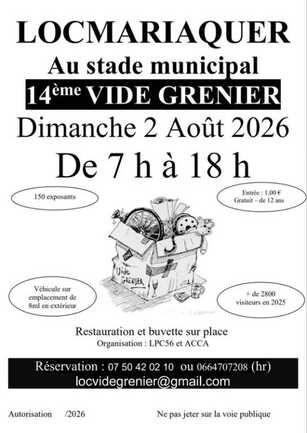 affiche vide grenier loc 02 08 2026