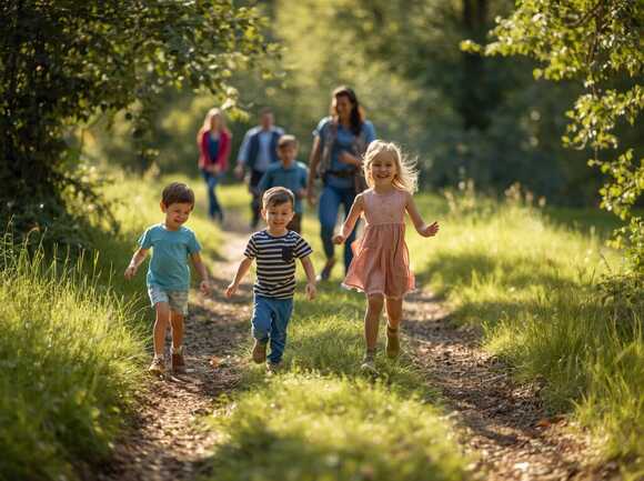 Famille en balade