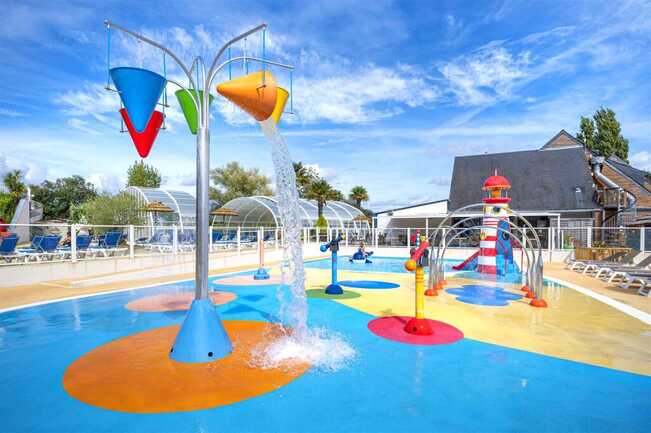 Camping Kerzerho  - Erdeven - Jeux piscine