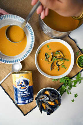 Velouté de Moule la belle-iloise