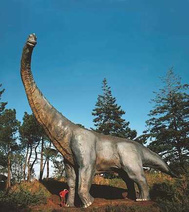 PARC DE PREHISTOIRE BRACHIOSAURE-morbihan-bretagne-sud