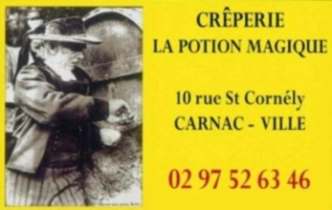 Crêperie La Potion Magique-Carnac-Morbihan Bretagne sud