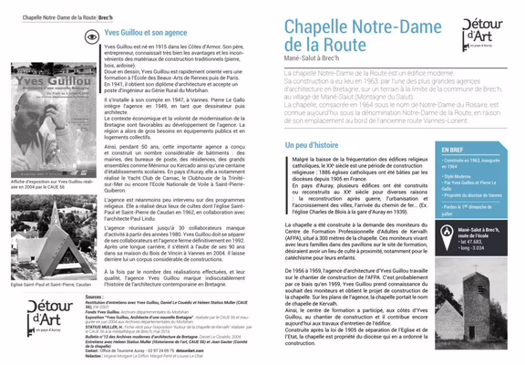 Chapelle Notre-Dame de la Route
