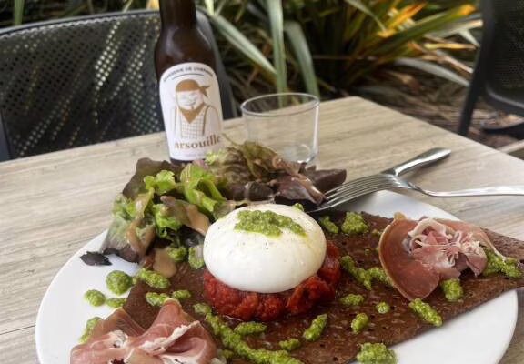 Galette de blé noir - La burrata