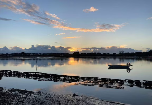 Belz - Larmor Ostrea - Coucher de soleil