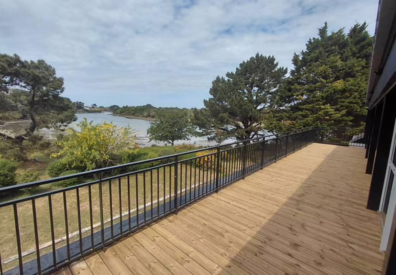 Terrasse à l'étage
